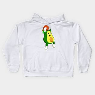 Avocado Basketball player Basketball Kids Hoodie